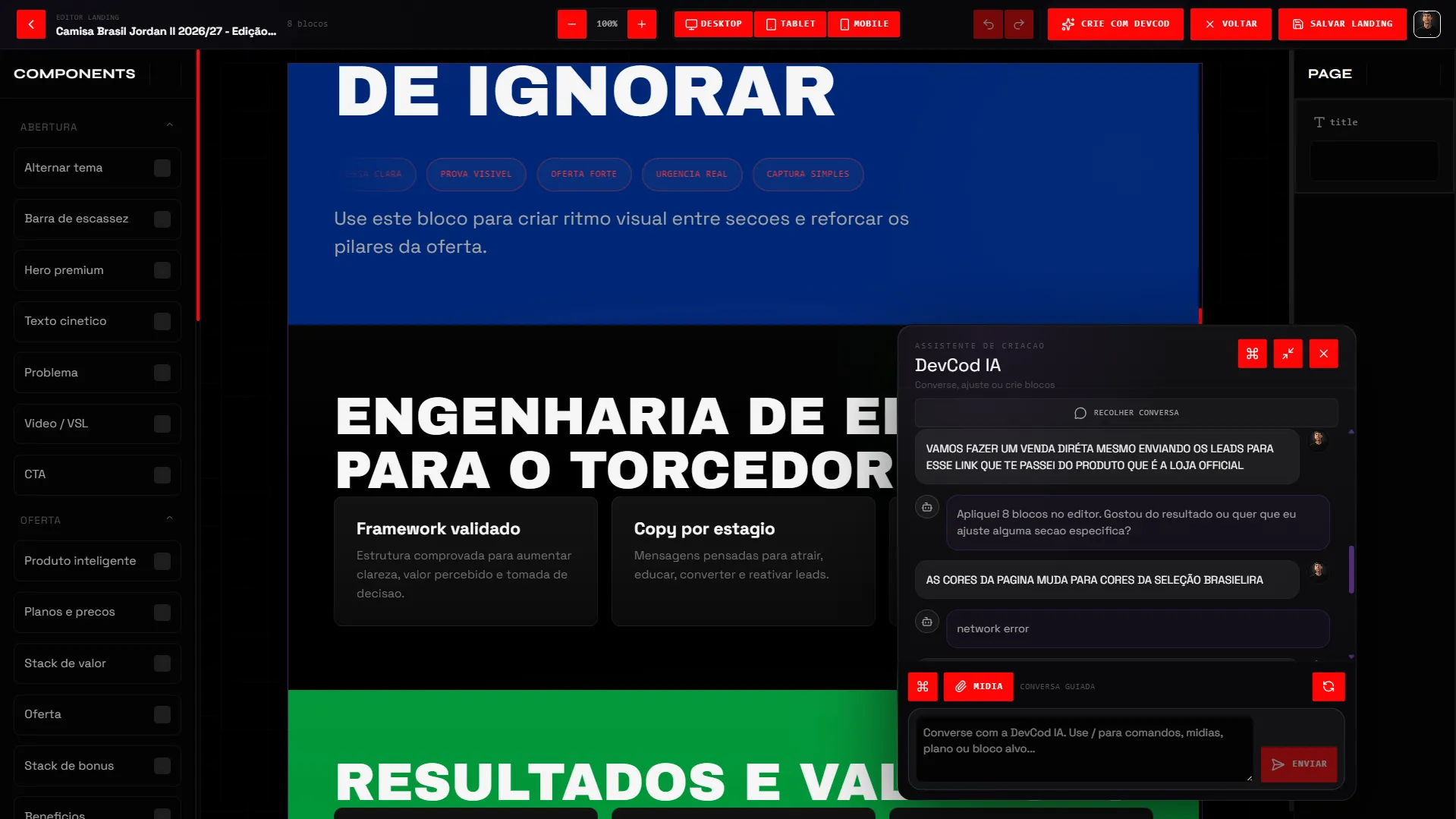 Editor de Templates de E-mail
